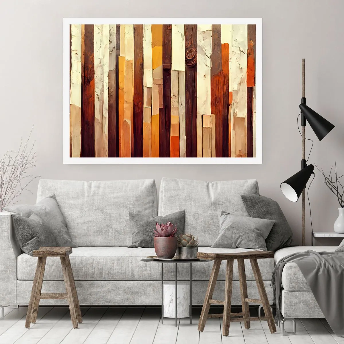 Affisch - Hymn av skogens träd - 50x40 cm