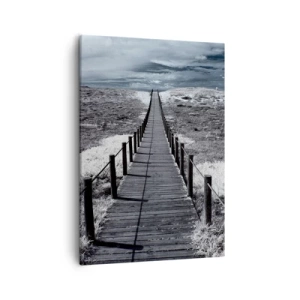 Canvastavla - Bild på duk - Precis vid kusten - 50x70 cm