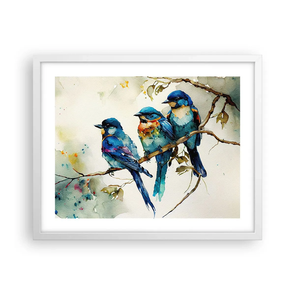 Affisch i vit ram - Sur? - 50x40 cm