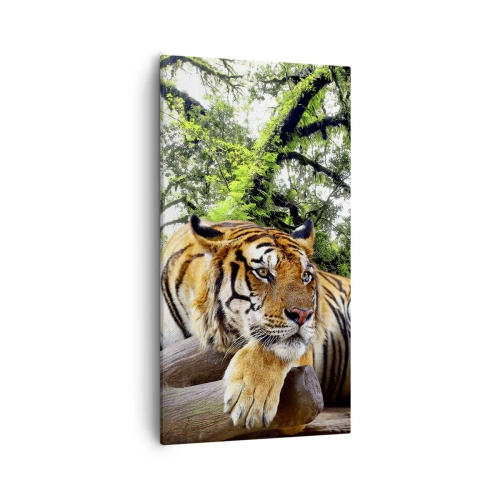 Canvastavla - Bild på duk - Med vänlig hälsning - 55x100 cm