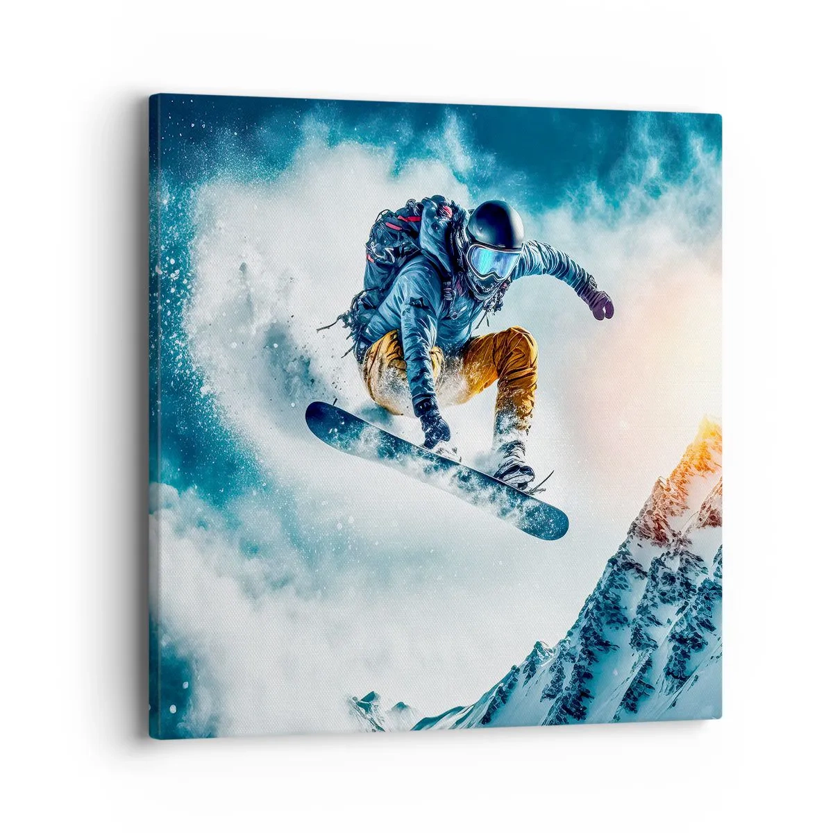 Canvastavla - Bild på duk - Extrema känslor - 40x40 cm