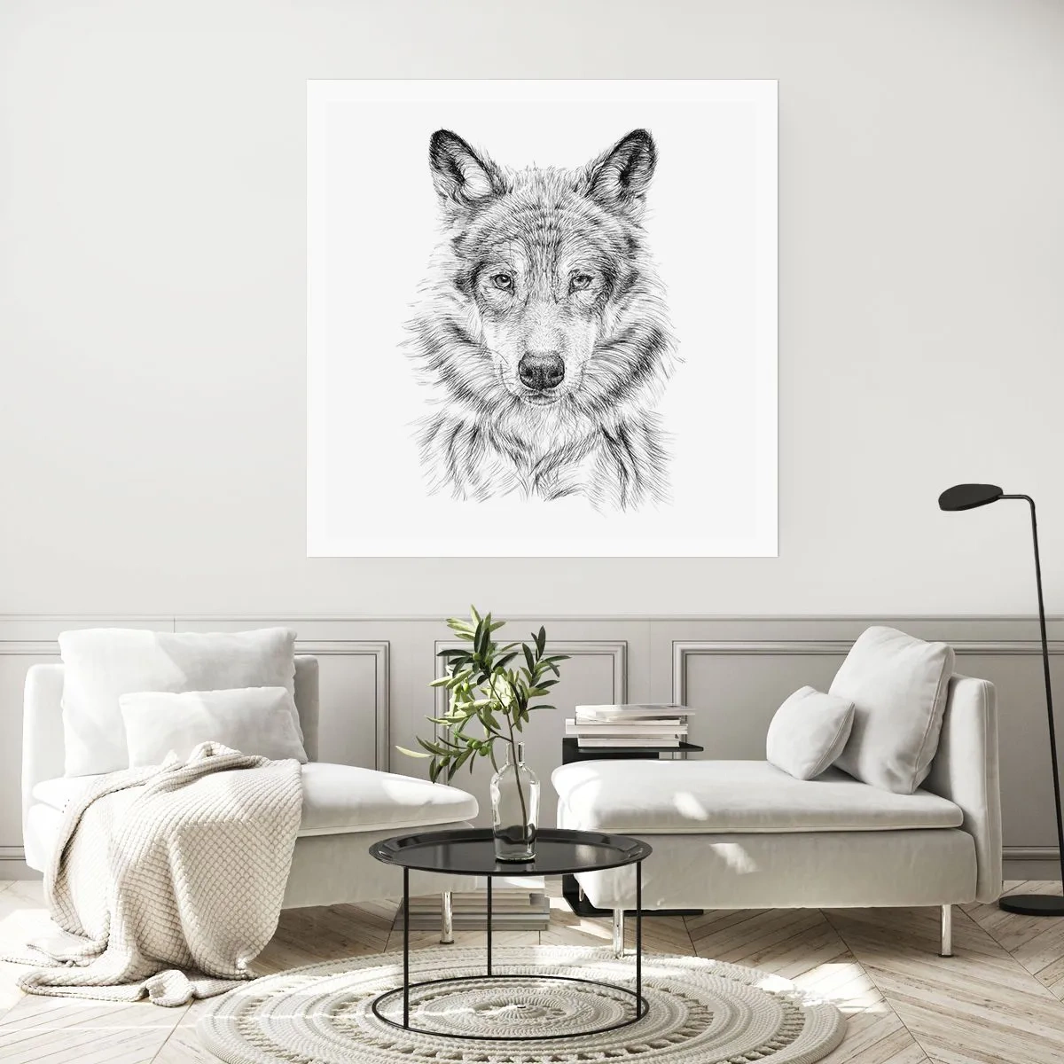 Affisch - En född ledare - 60x60 cm