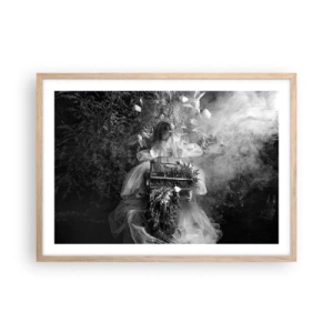 Affisch i ram av ljusek - Bara Moder - Natur - 70x50 cm