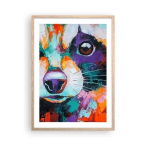 Affisch i ram av ljusek - Enbart goda emotioner - 50x70 cm