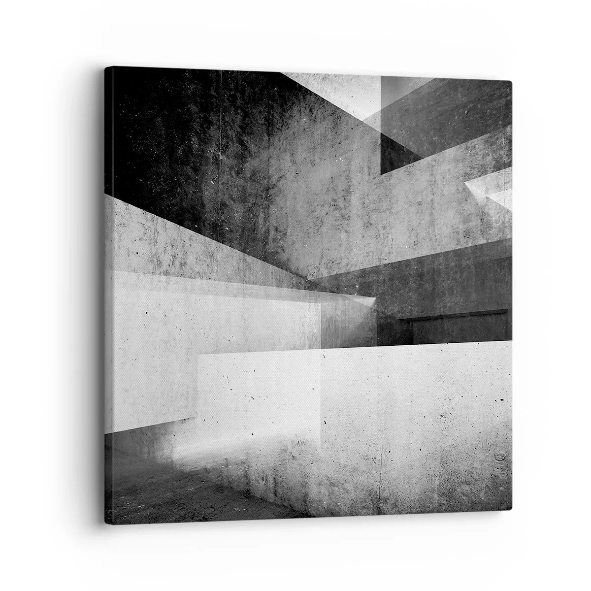 Canvastavla - Bild på duk - Rummets struktur - 30x30 cm