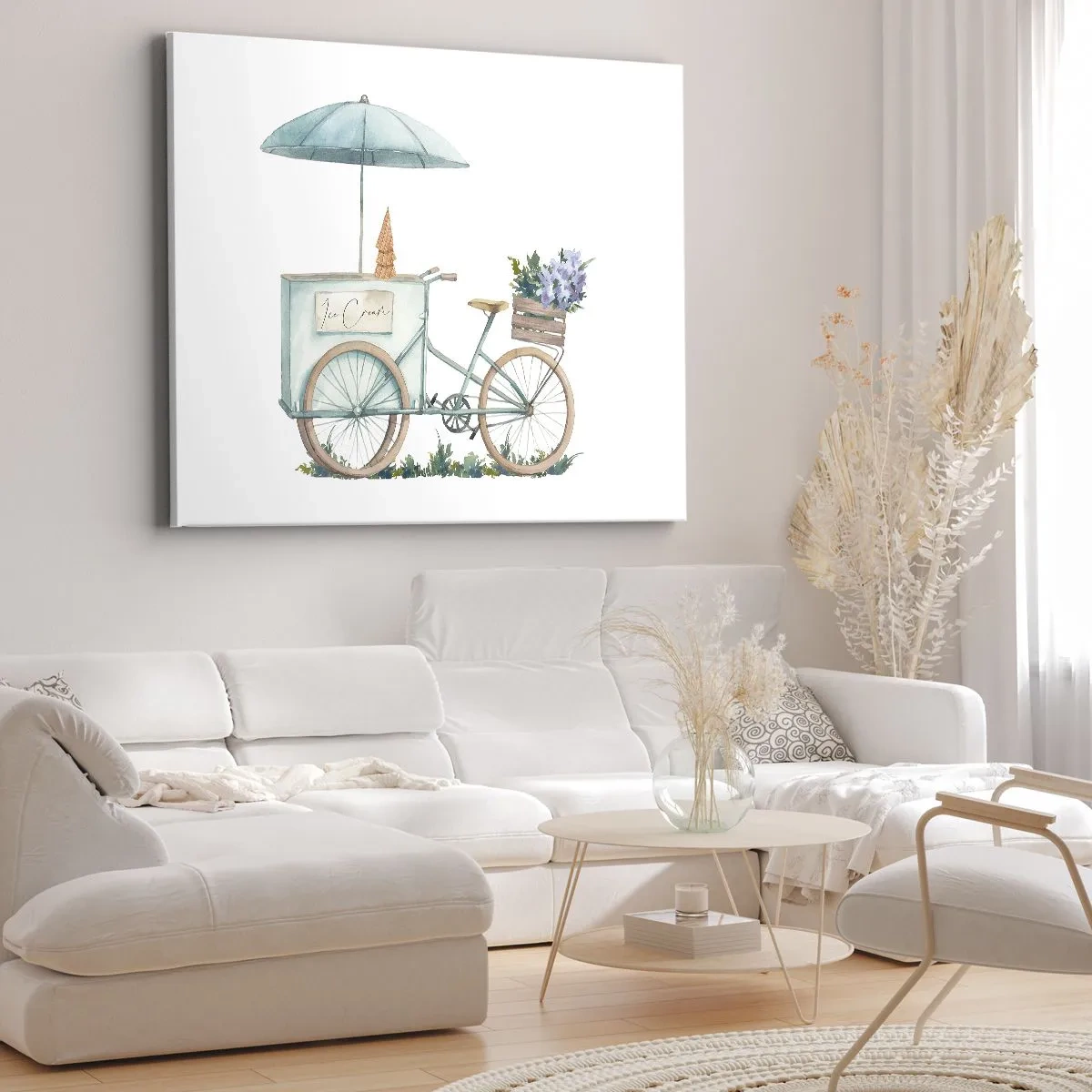 Canvastavla - Bild på duk - Sött minne av sommaren - 100x70 cm