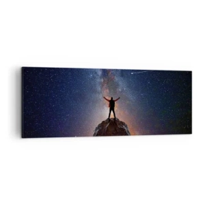 Canvastavla - Bild på duk - Kraften är med mig! - 140x50 cm