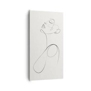 Canvastavla - Bild på duk - Förvirrad i drömmarna - 65x120 cm