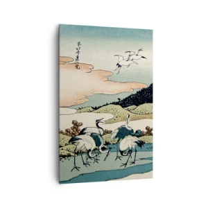 Canvastavla - Bild på duk - I japansk anda - 80x120 cm