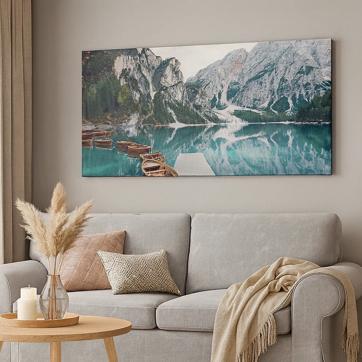 Canvastavla - Bild på duk - Vi visar dig skönhet - 30x30 cm