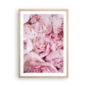Affisch i ram av ljusek - Hopklämda och doftande - 50x70 cm