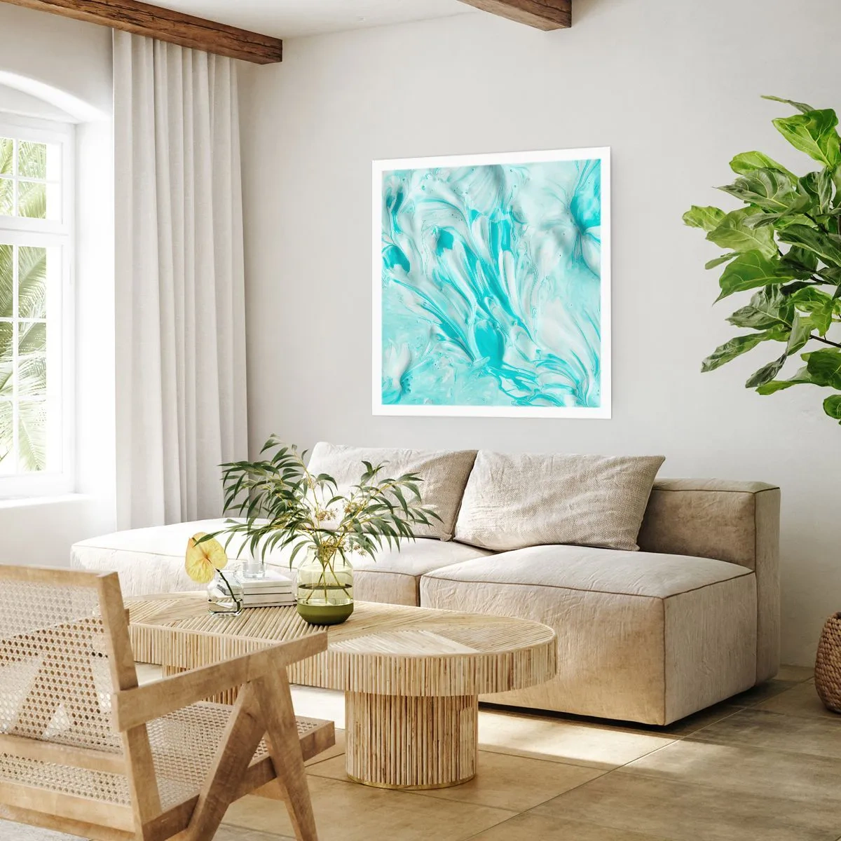 Affisch - Alltid tillsammans - 60x60 cm