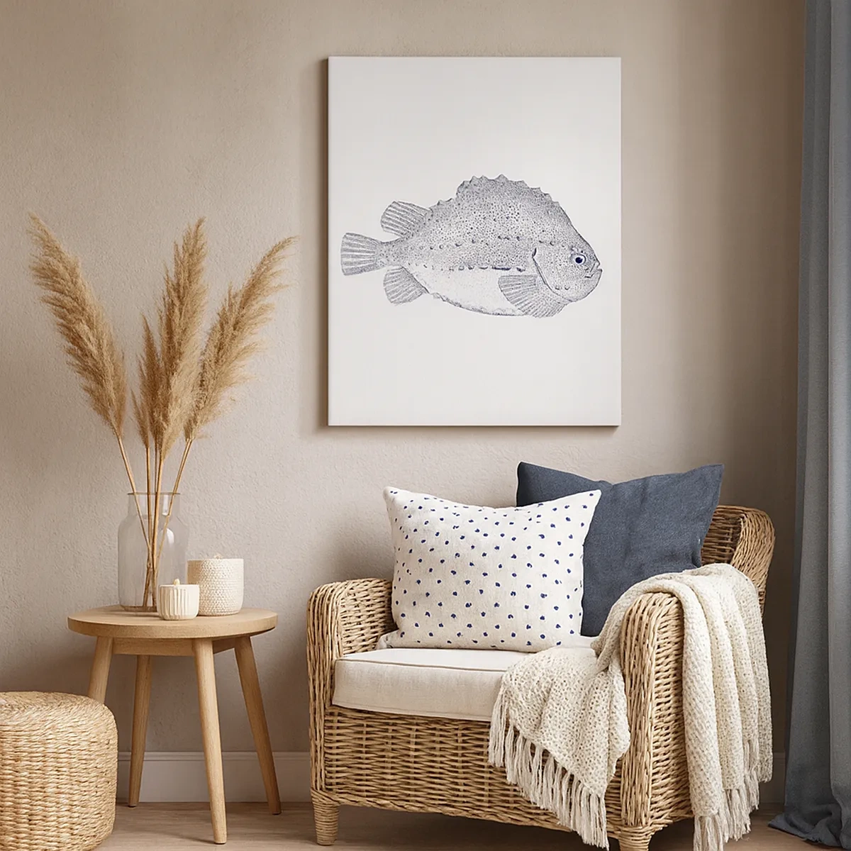 Canvastavla - Bild på duk - Till naturforskarens album - 50x70 cm