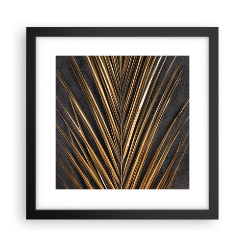 Affisch i svart ram - Tropikens guld - 30x30 cm