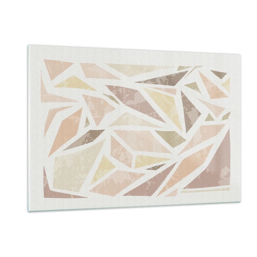 Glastavla - Bild på glas - Komposition av färgat glas - 120x80 cm