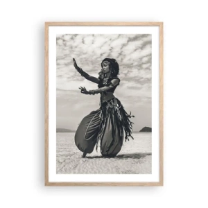 Affisch i ram av ljusek - Sydliga öars dans - 50x70 cm