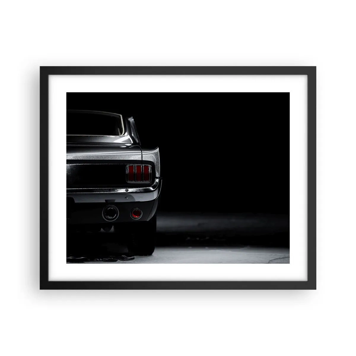 Affisch i svart ram - Klassisk charm - 50x40 cm