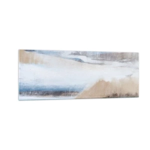 Glastavla - Bild på glas - Vinterkomposition - 140x50 cm