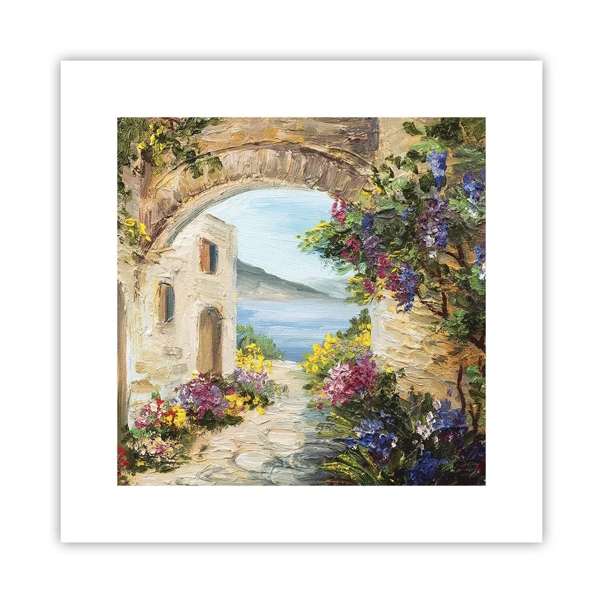 Affisch - Kustprovinsens charm - 30x30 cm