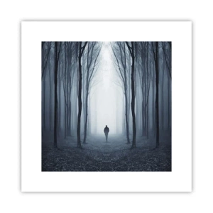 Affisch - Och allt är enkelt och klart - 30x30 cm