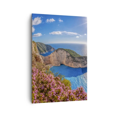 Canvastavla - Bild på duk - Min stora grekiska semester - 70x100 cm