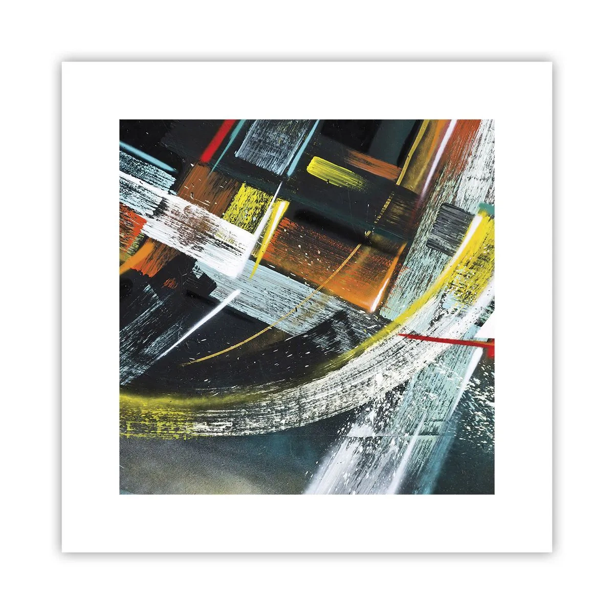 Affisch - Rörelsens energi - 30x30 cm