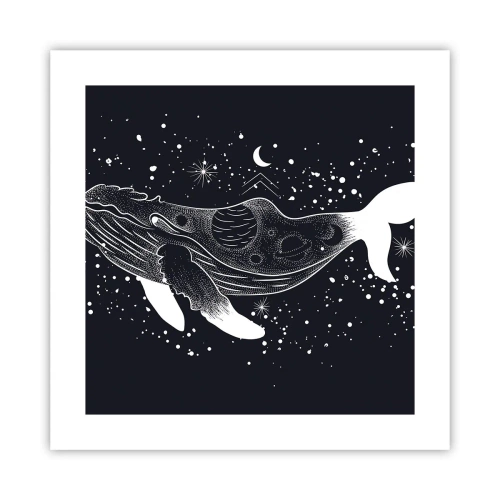 Affisch - I universumets hav - 40x40 cm