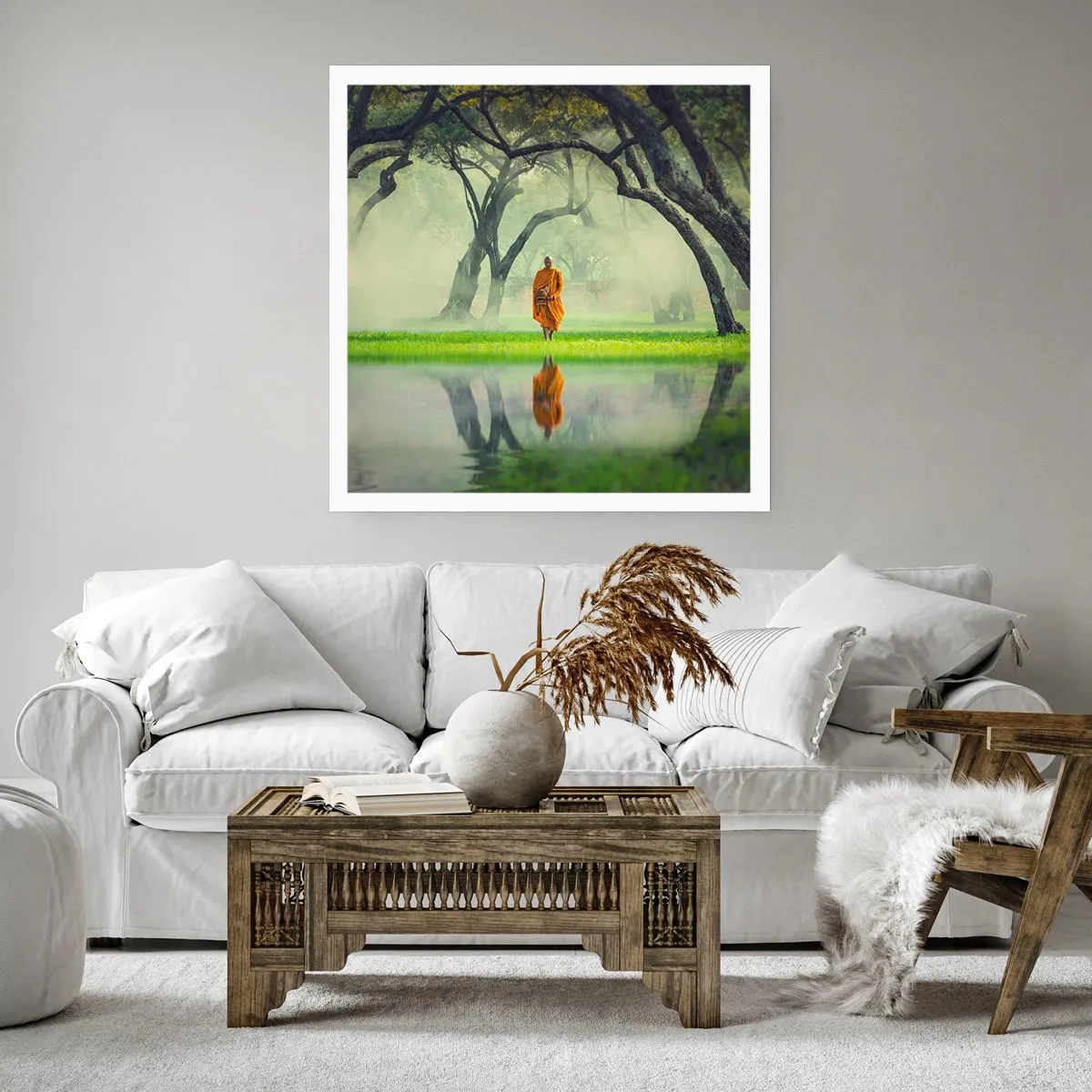 Affisch - På väg till upplysningen - 40x40 cm