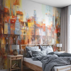 Fototapet Standard Eco - Vackert under bron - Stad, Prag, Arkitektur - 400x280 cm