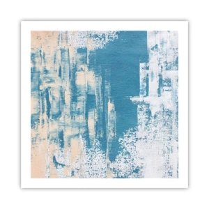 Affisch - Genom istapp - 60x60 cm