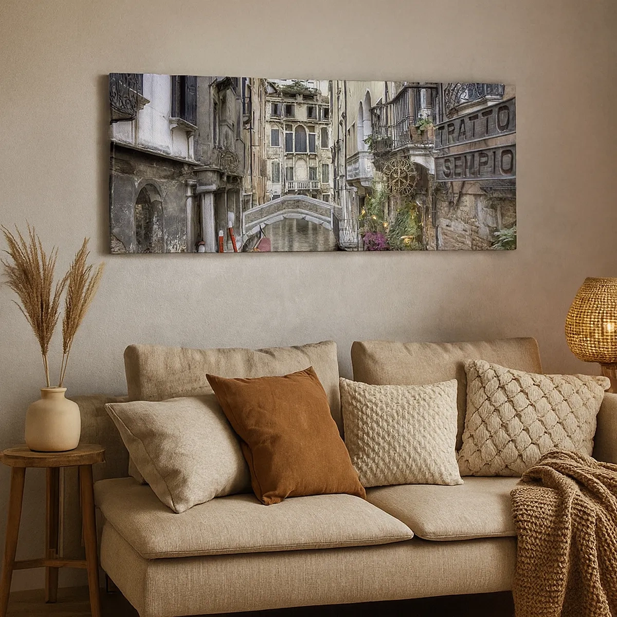 Canvastavla - Bild på duk - Tyst begrundan sedan några sekel - 30x30 cm