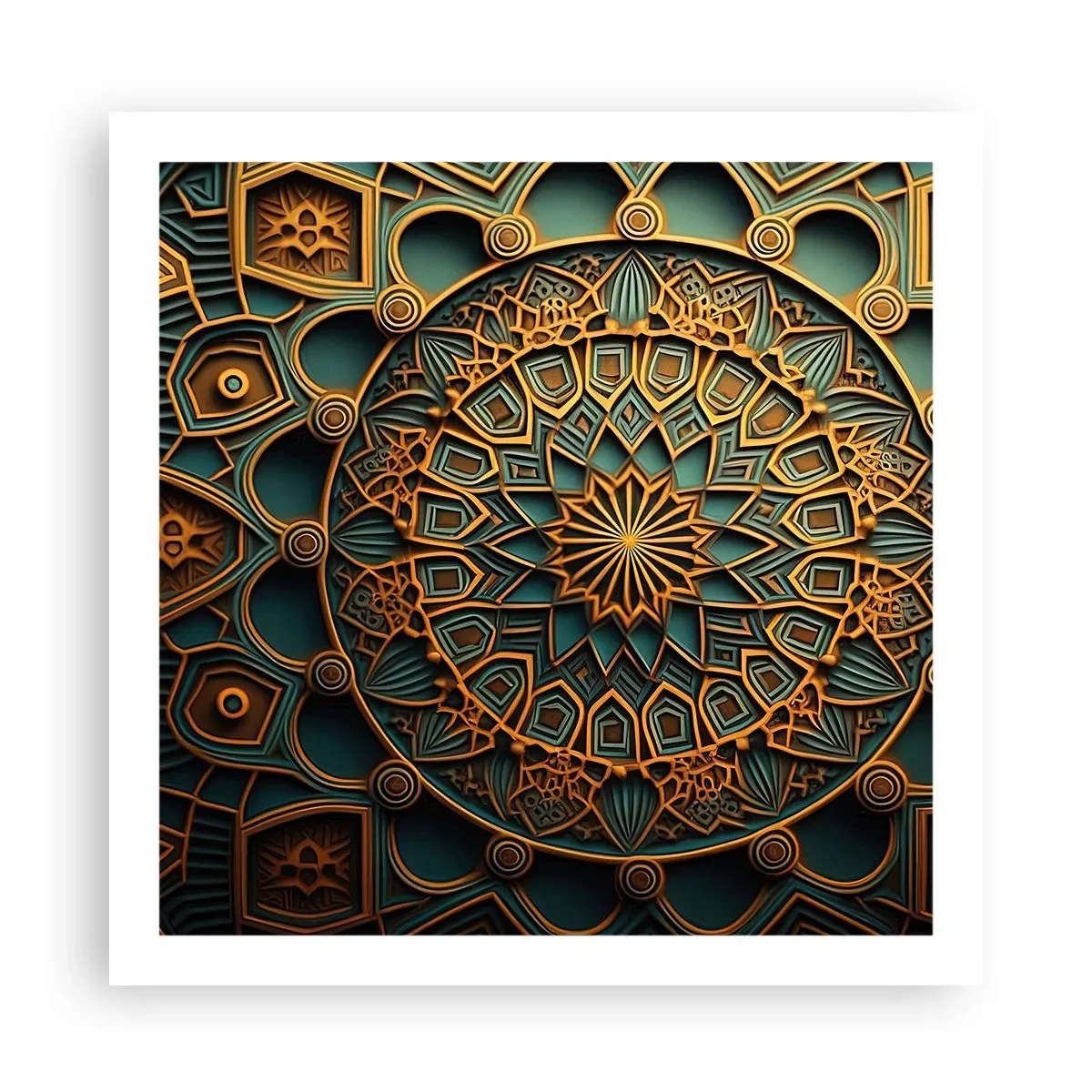 Affisch - I ett arabiskt klimat - 60x60 cm