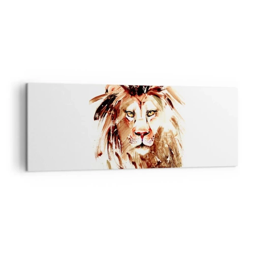 Canvastavla - Bild på duk - Styrka och värdighet - 140x50 cm