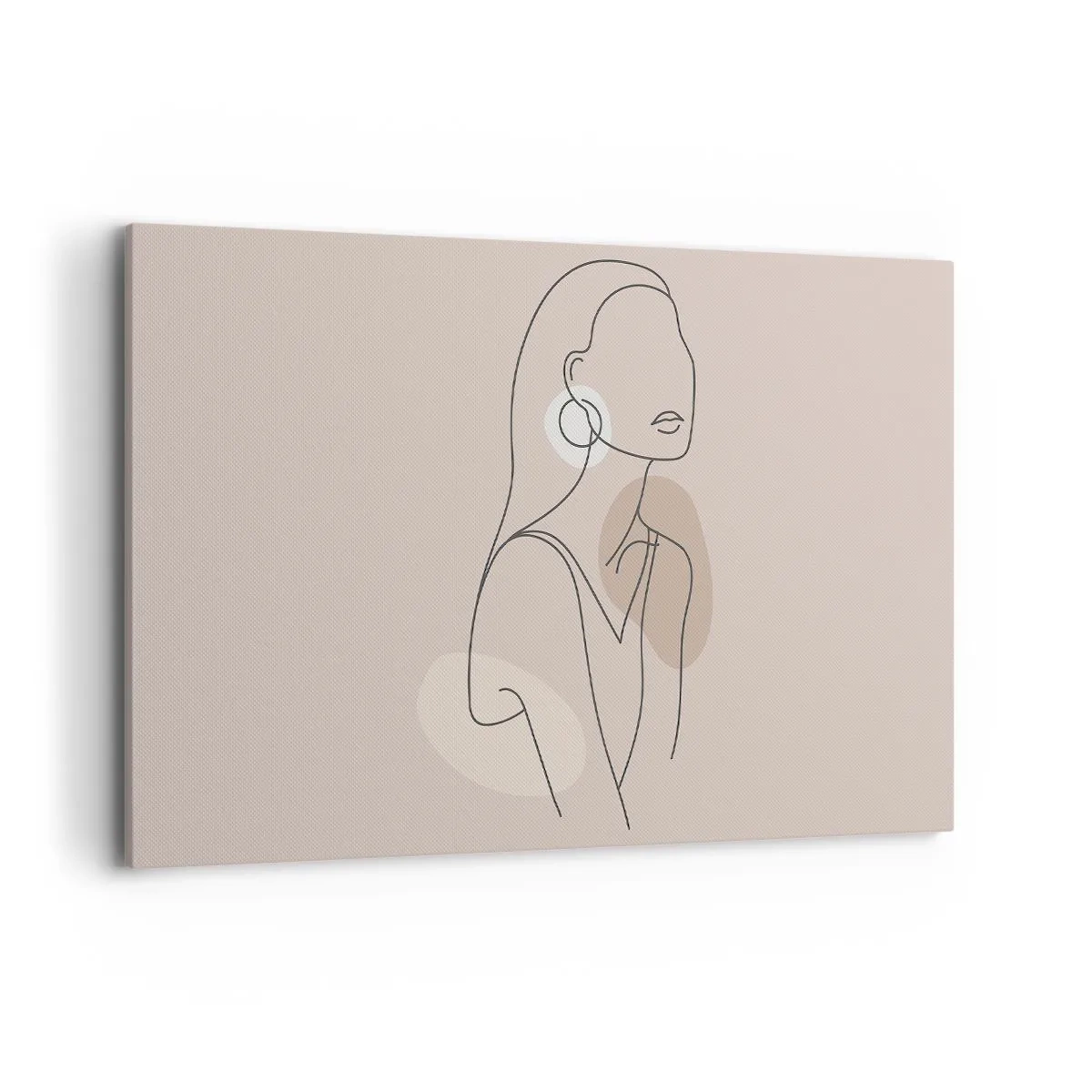 Canvastavla - Bild på duk - Flickaktighetens ikon - 120x80 cm