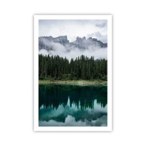 Affisch - Tyst, tyst, väck inte sovande vatten... - 61x91 cm