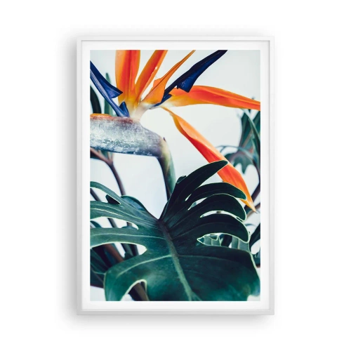 Affisch i vit ram - Fågelbuske - 70x100 cm