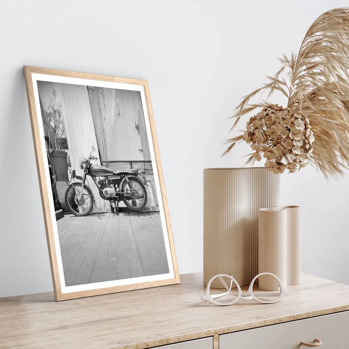 Affisch i ram av ljusek - Klassik framför allt - 61x91 cm