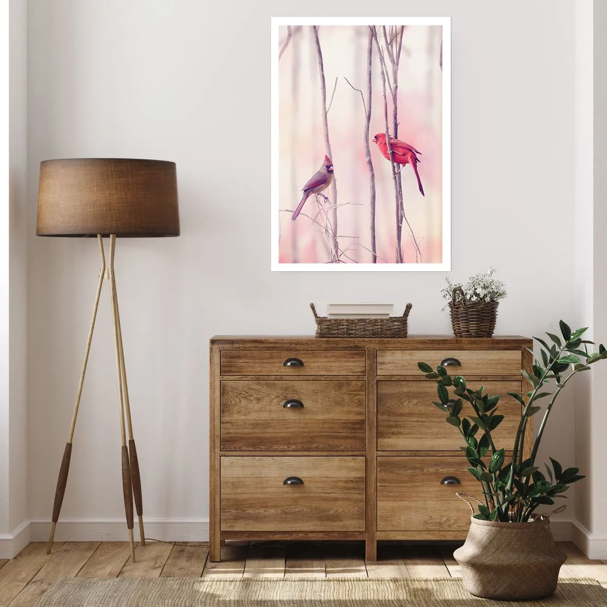 Affisch - Rosa skogens saga - 61x91 cm