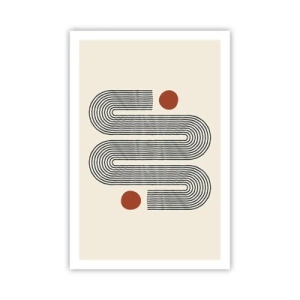 Affisch - från början till slutet - 61x91 cm