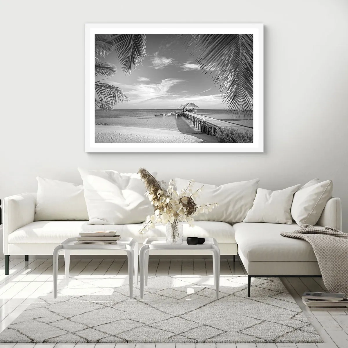Affisch i vit ram - Minne eller dröm? - 50x40 cm