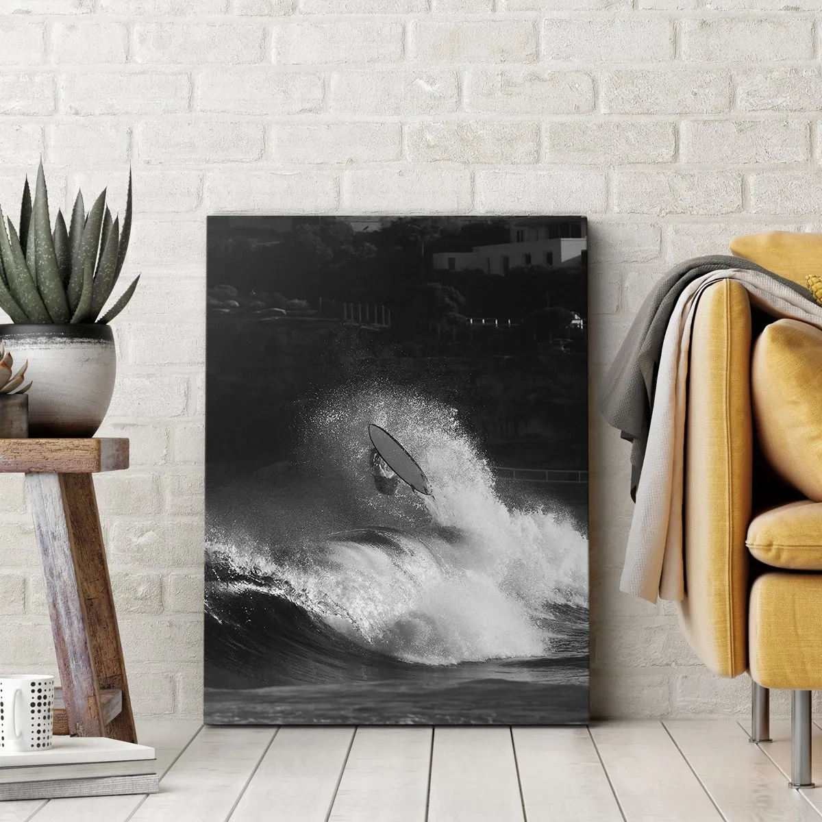 Canvastavla - Bild på duk - Utmaning accepterad! - 45x80 cm