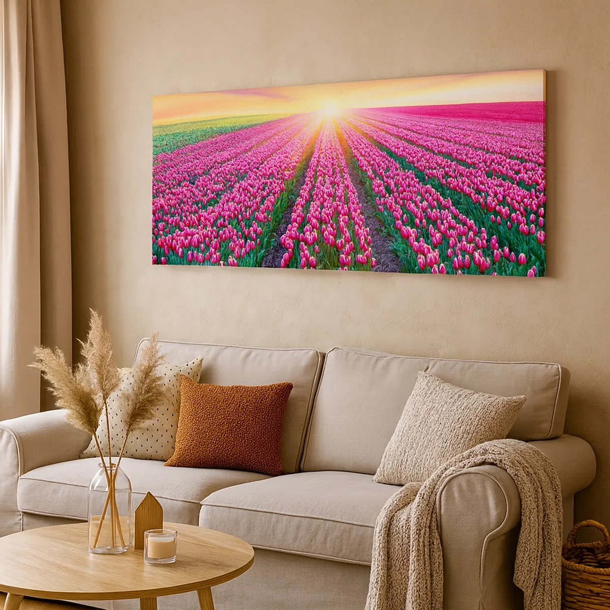 Canvastavla - Bild på duk - Skönhetsfarmen - 30x30 cm