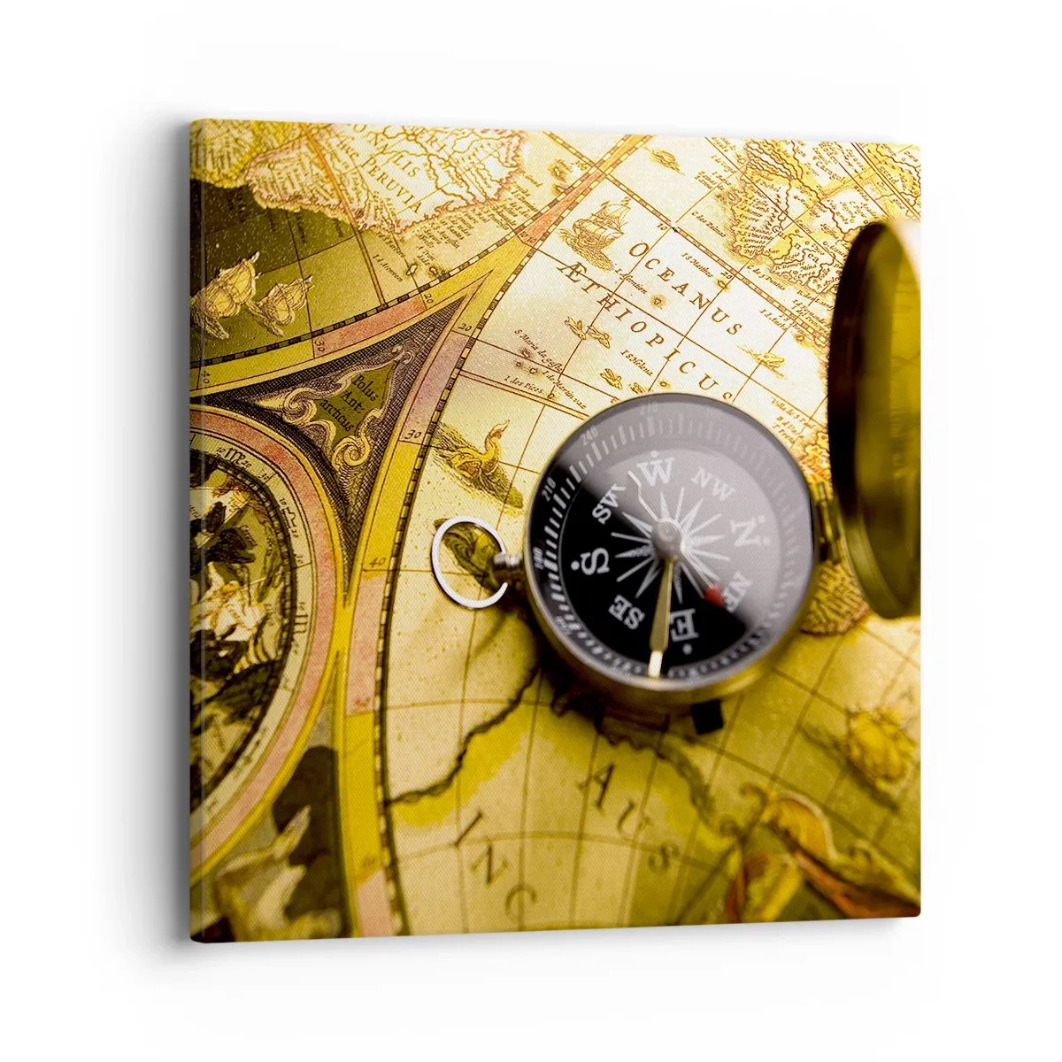 Canvastavla - Bild på duk - Kanske till världens ände? - 40x40 cm