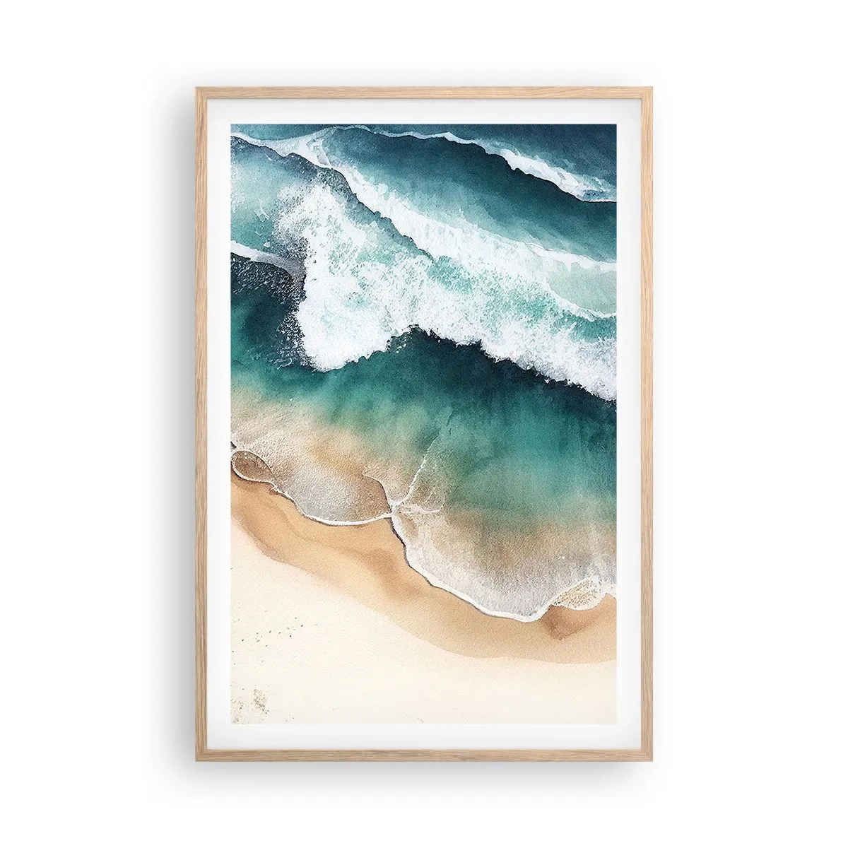 Affisch i ram av ljusek - Ett evigt möte - 61x91 cm