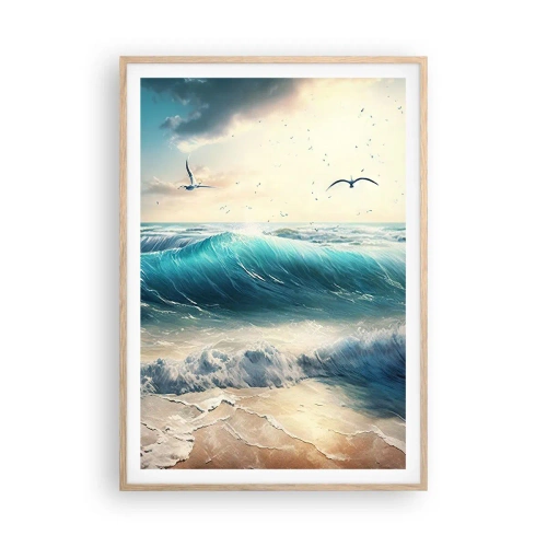 Affisch i ram av ljusek - Ljuder endast för dig - 70x100 cm