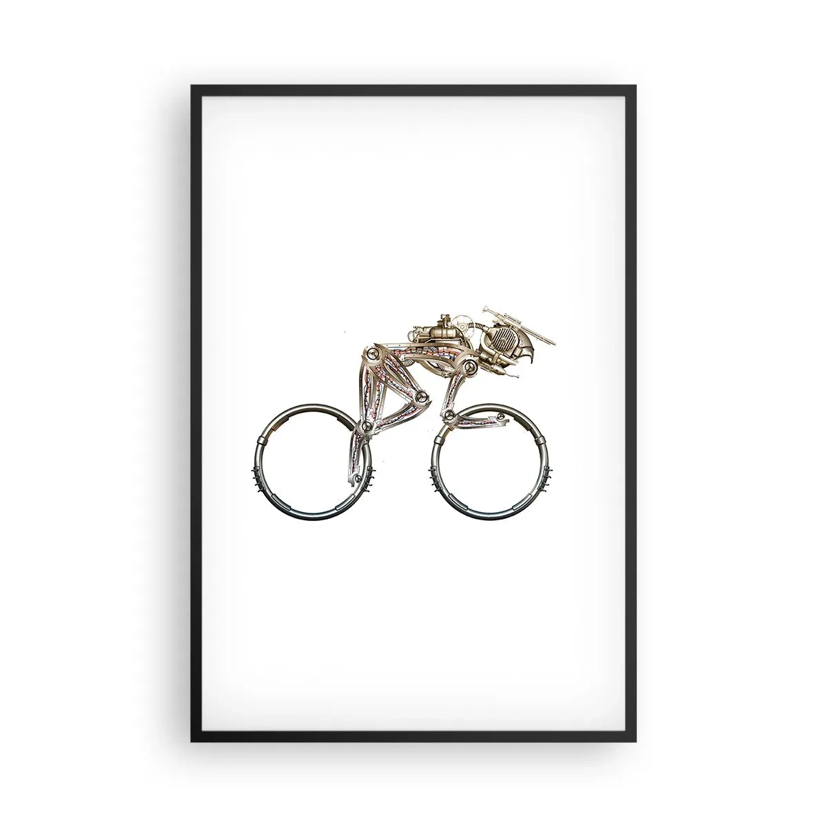 Affisch i svart ram - Underbar maskin - 61x91 cm