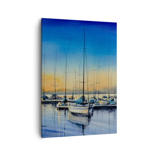 Canvastavla - Bild på duk - Slutet på en bra dag - 50x70 cm