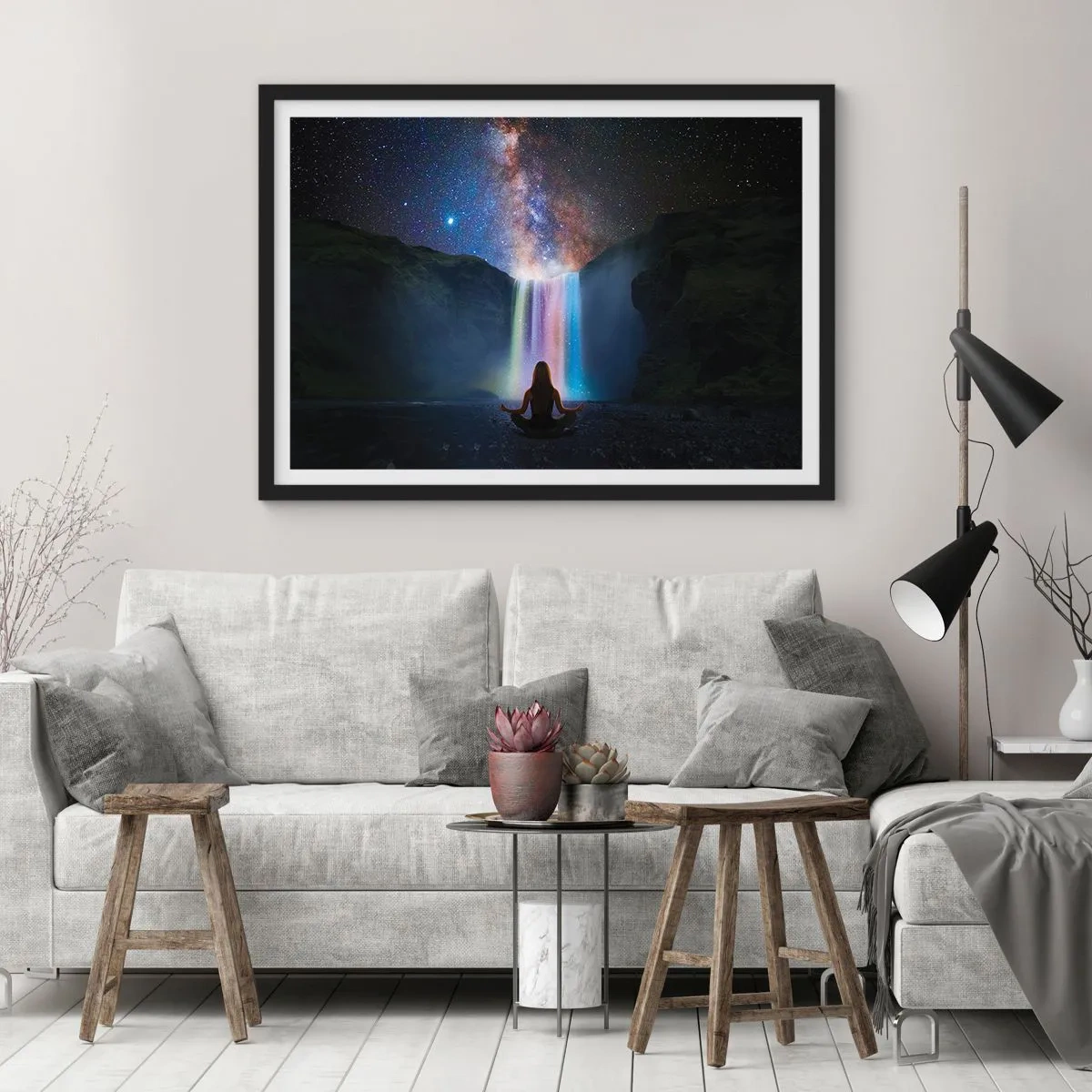 Affisch i svart ram - Absolut harmoni - 40x30 cm