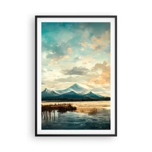 Affisch i svart ram - Under himlens skydd - 61x91 cm