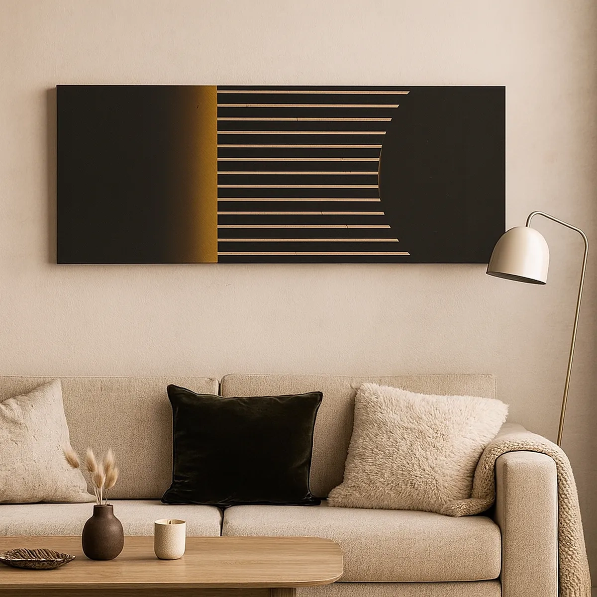 Canvastavla - Bild på duk - Utforska mörkret - 30x30 cm